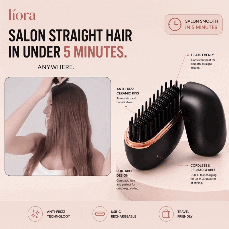 Líora Flat Control - Hair Straightening Brush