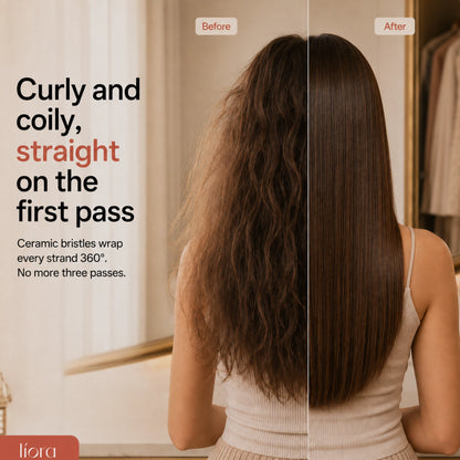 Líora Flat Control - Hair Straightening Brush