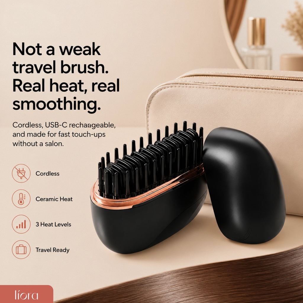 Líora Flat Control - Hair Straightening Brush