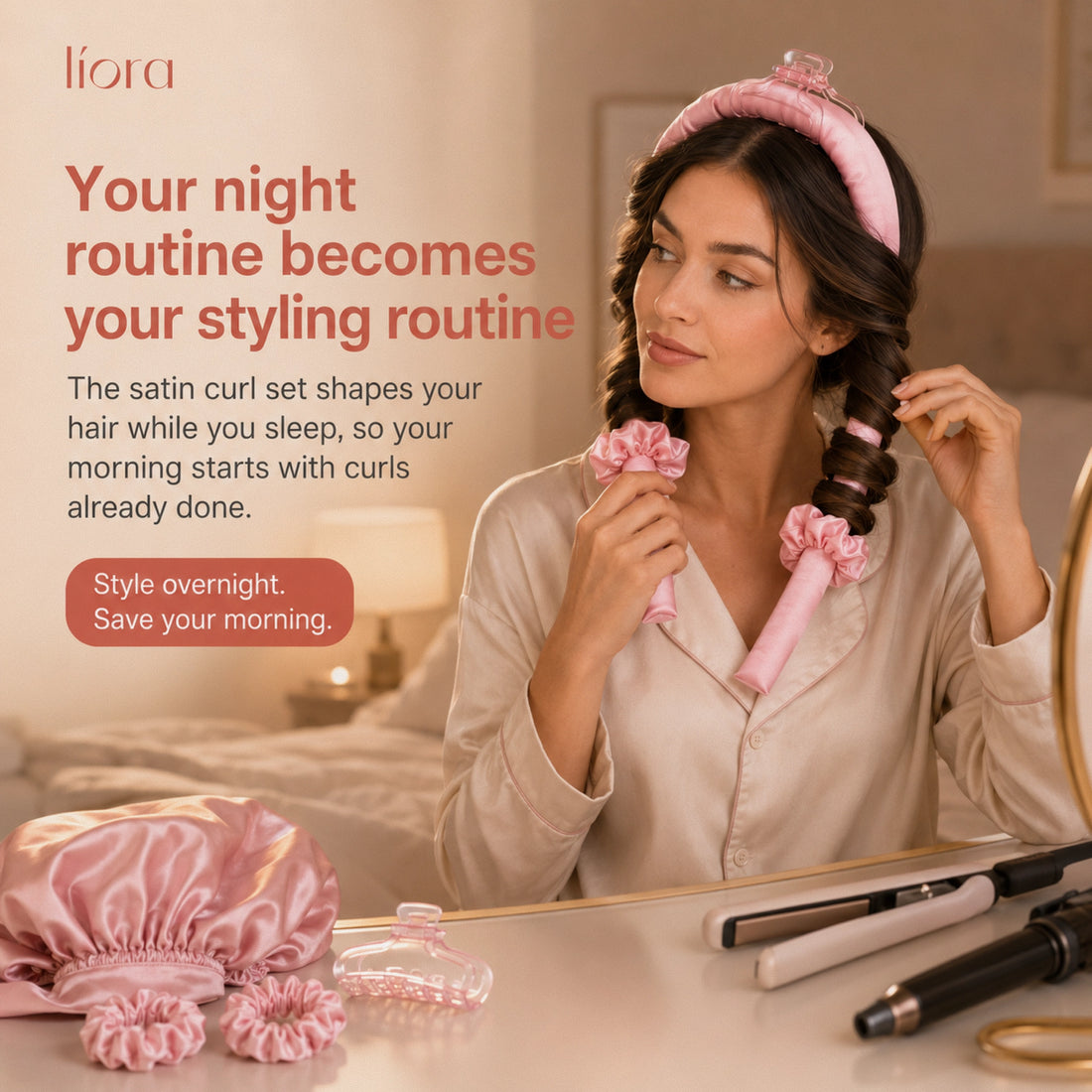 Líora Overnight Curl Set