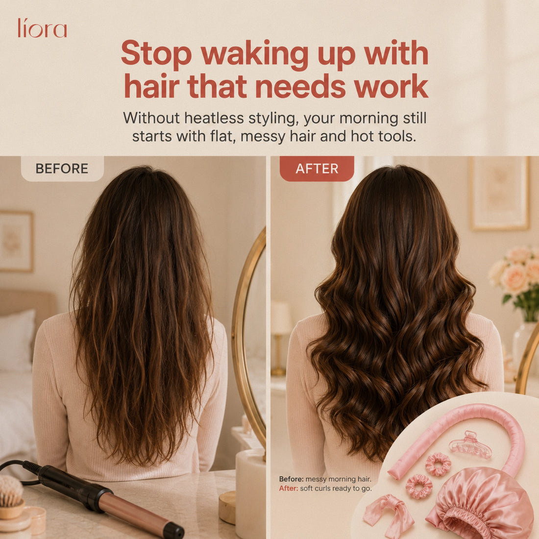 Líora Overnight Curl Set