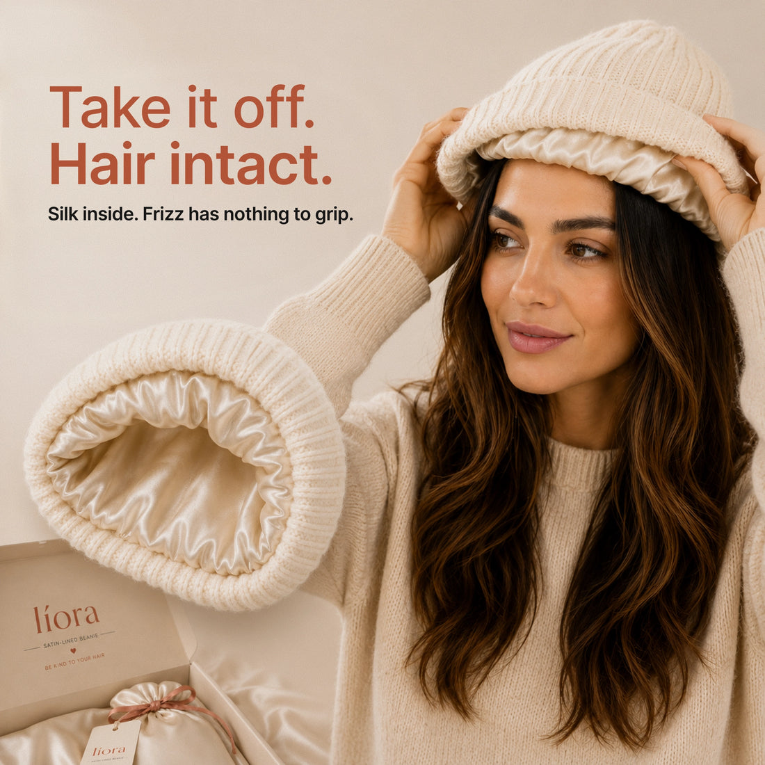 Líora Satin Silk Beanie